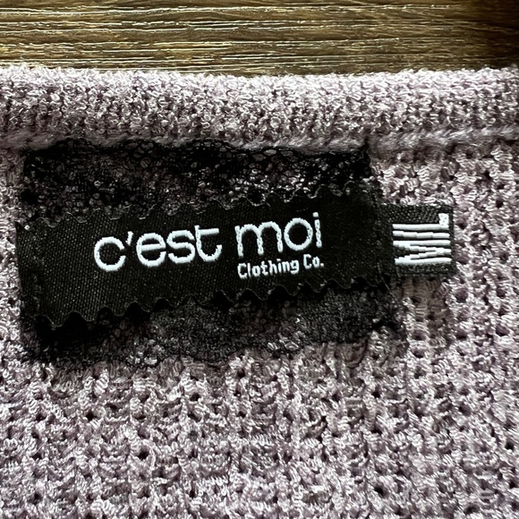 Cest Moi Crochet / Knit Top - Picture 6 of 8